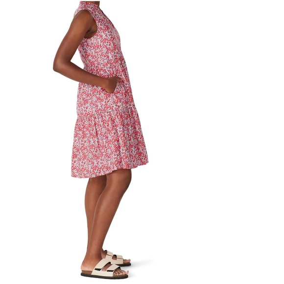 NWT J Crew Summer 2020 Rebecca Liberty Dress Floral Pockets Lined New Large - Picture 2 of 11